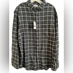 Croft & Barrow Men's Extra-Soft Plaid Flannel Shirt Size XL NWT